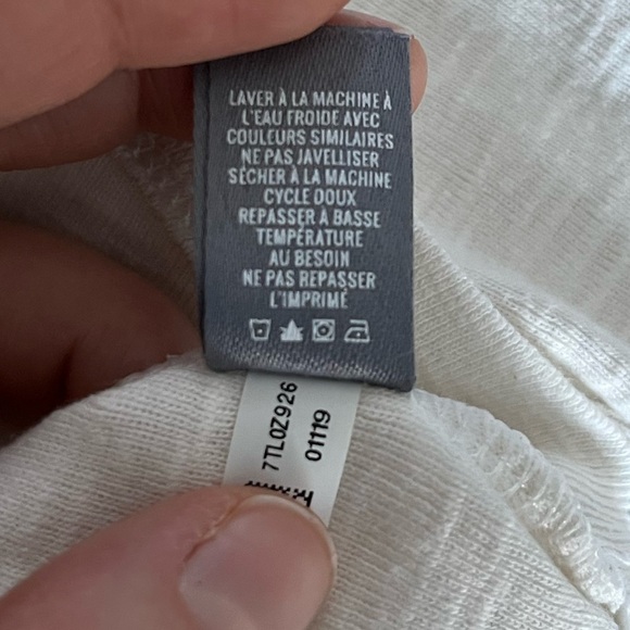 Aerie/ Real soft/ Off-white/ Oversized/ Long sleeved/ Shirt/ Size US S - Picture 8 of 12